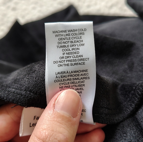 *NWOT* Truth by Republic Women's Size 10 Black Faux Leather Pleated Skirt - Picture 12 of 12